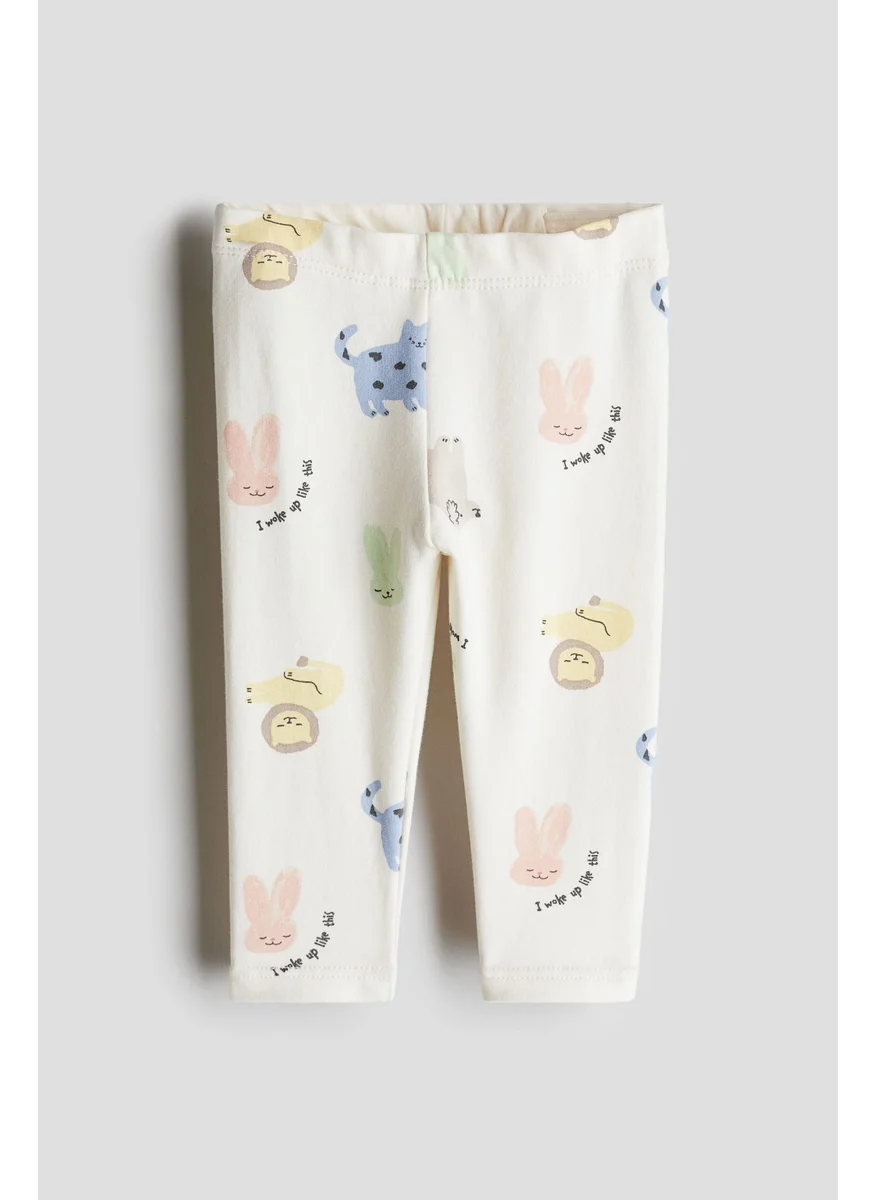 H&M Cotton Jersey Leggings