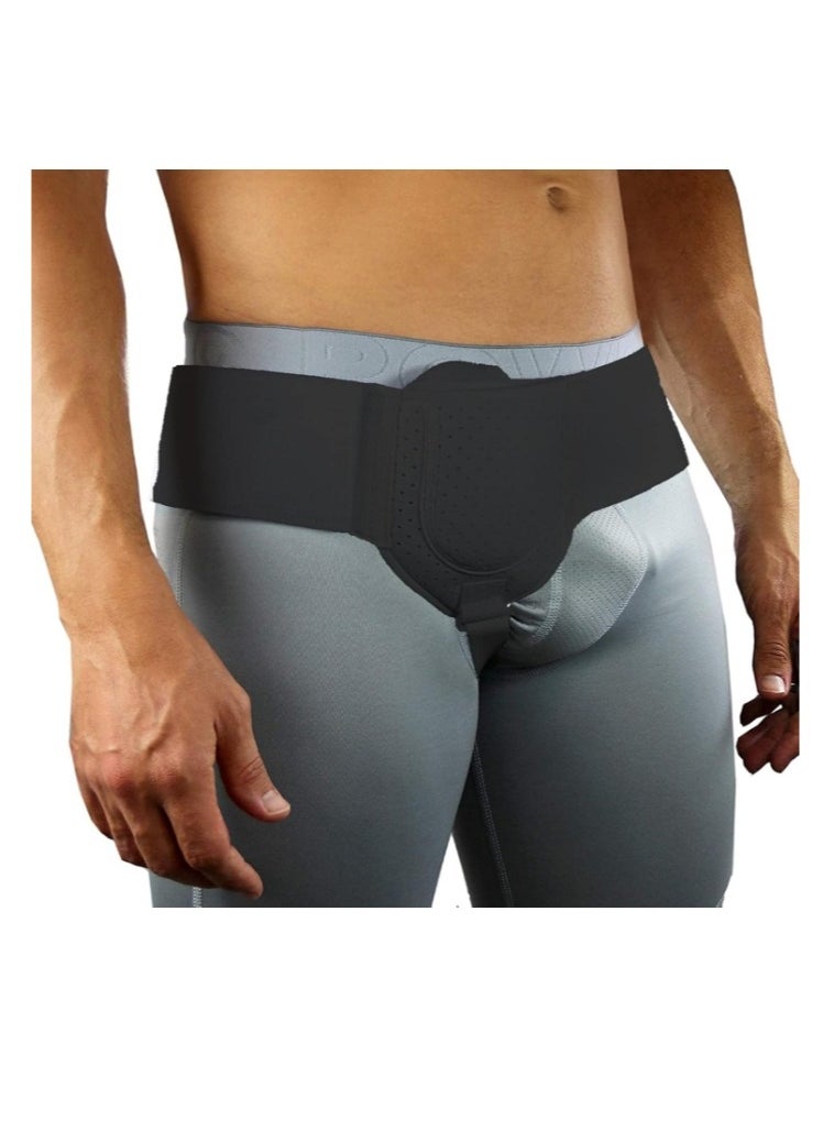 OASIS-TH Inguinal Hernia Support Belt for Men, One Side Adjustable Inguinal Hernia Belt for Men with Removable Compression Pads  - Image 1