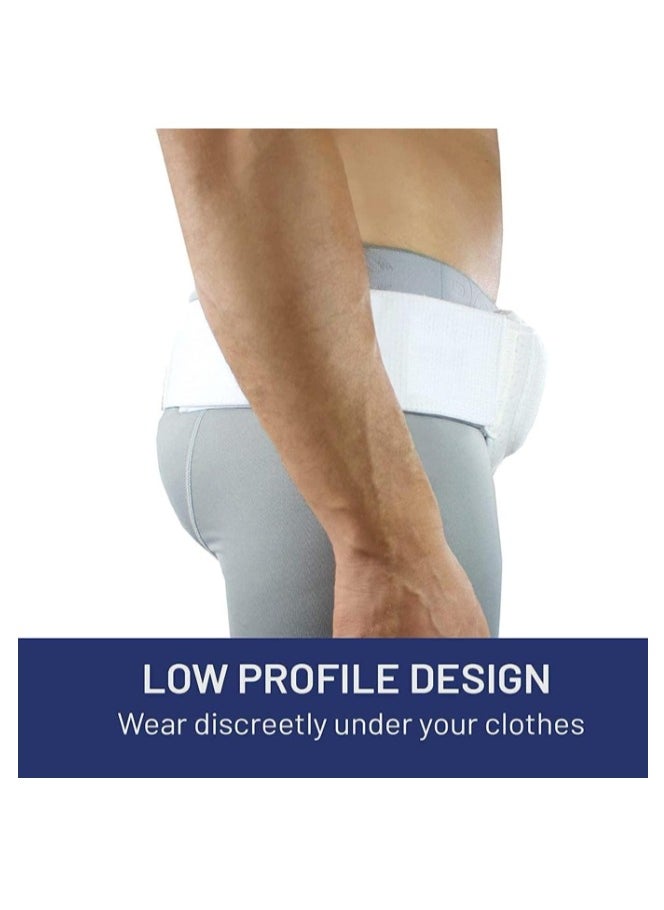 OASIS-TH Inguinal Hernia Support Belt for Men, One Side Adjustable Inguinal Hernia Belt for Men with Removable Compression Pads  - Image 4