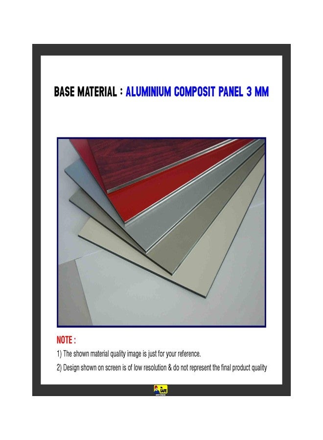 Mr. Safe - You Are Under CCTV Surveillance Sign Aluminium Composite Panel Board (8 Inch X 8 Inch) - Image 2