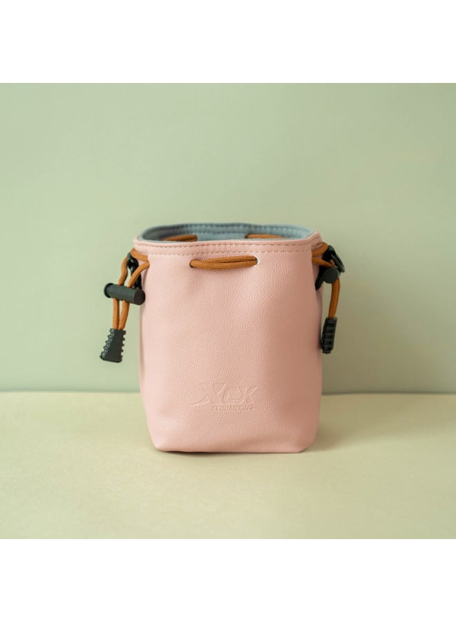 For sony ZVE10 CameRa Bag Canon R50 StoRage Bag Nikon Z30 MicRo SlR Lens Bag Fuji XS20 LineR-Color:Sakura Pink Storage Bag Small Size  - Image 1
