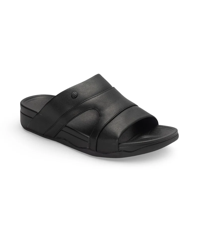 Bata Dual‑Strap Comfort Slide Sandals