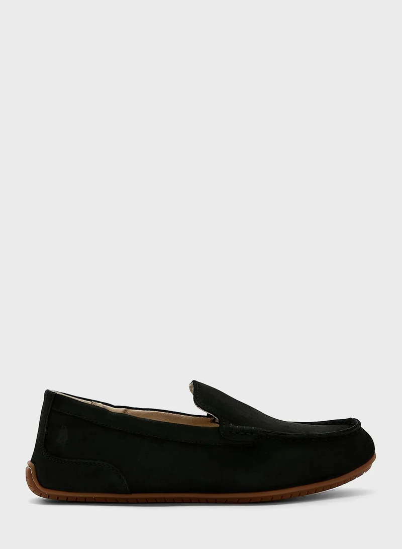 Hush Puppies Textured Slip On Loafer