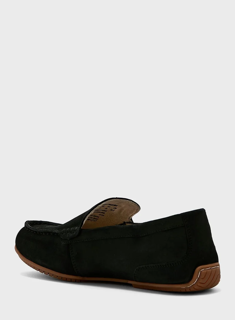 Hush Puppies Textured Slip On Loafer