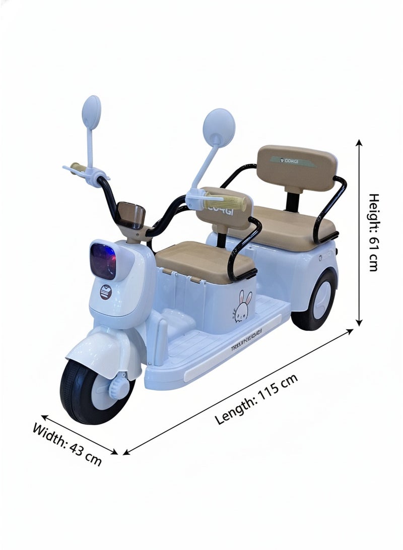 باني تريل إكسبريس: سكوتر كهربائي للأطفال بمقعدين وقوة ١٢ فولت - Image 5