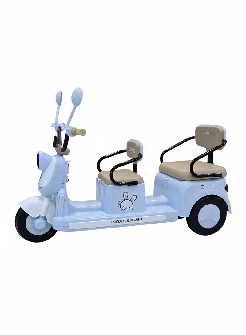 باني تريل إكسبريس: سكوتر كهربائي للأطفال بمقعدين وقوة ١٢ فولت - Image 4