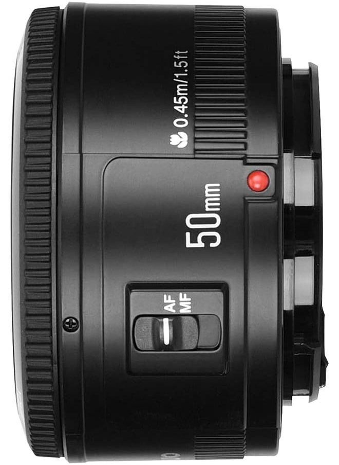 YONGNUO YONGNUO YN50mm F1.8, Standard Prime Auto Focus Lens for Canon Full Frame SLR EF Mount Cameras Black  - Image 3