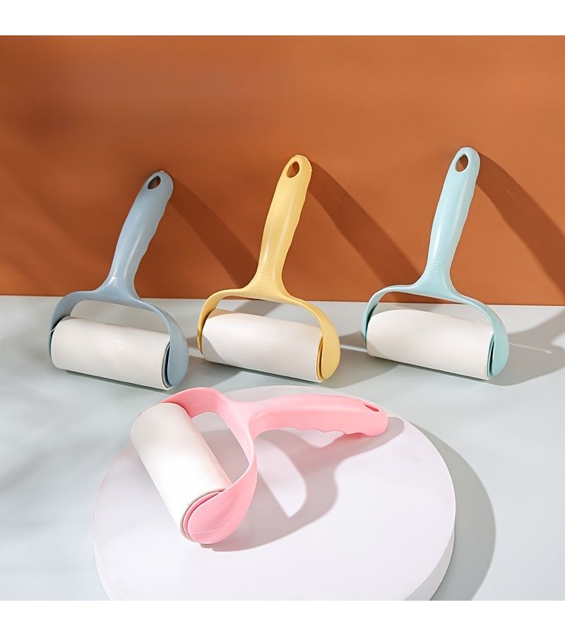Tearable Roller Replaceable Paper With Handle For Lint Hair Removal - Image 1