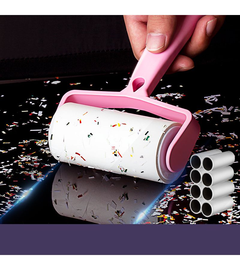 Tearable Roller Replaceable Paper With Handle For Lint Hair Removal - Image 2