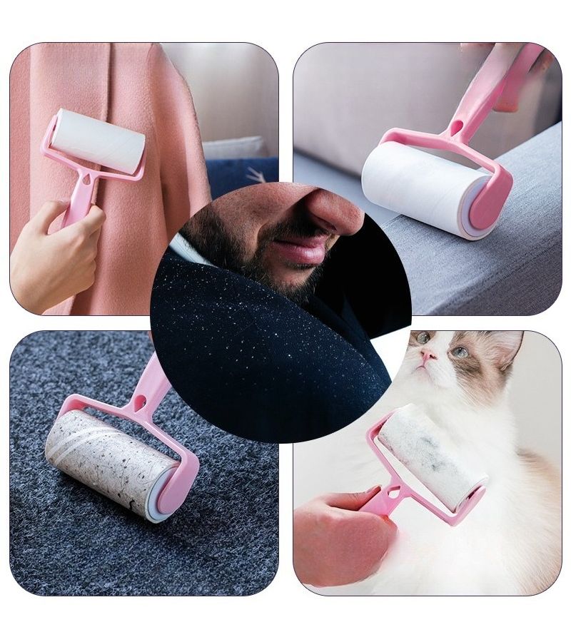 Tearable Roller Replaceable Paper With Handle For Lint Hair Removal - Image 4