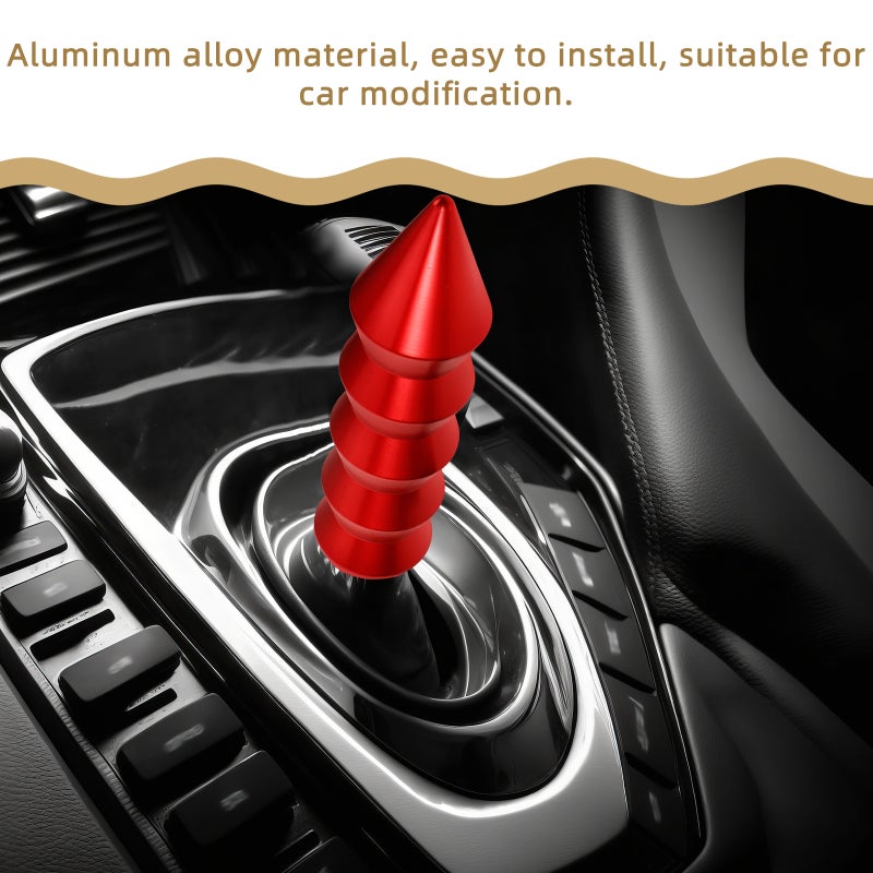Shifter Knob Gear Stick Shift Knob Aluminum Alloy Shift Knob For Automotive - Image 4
