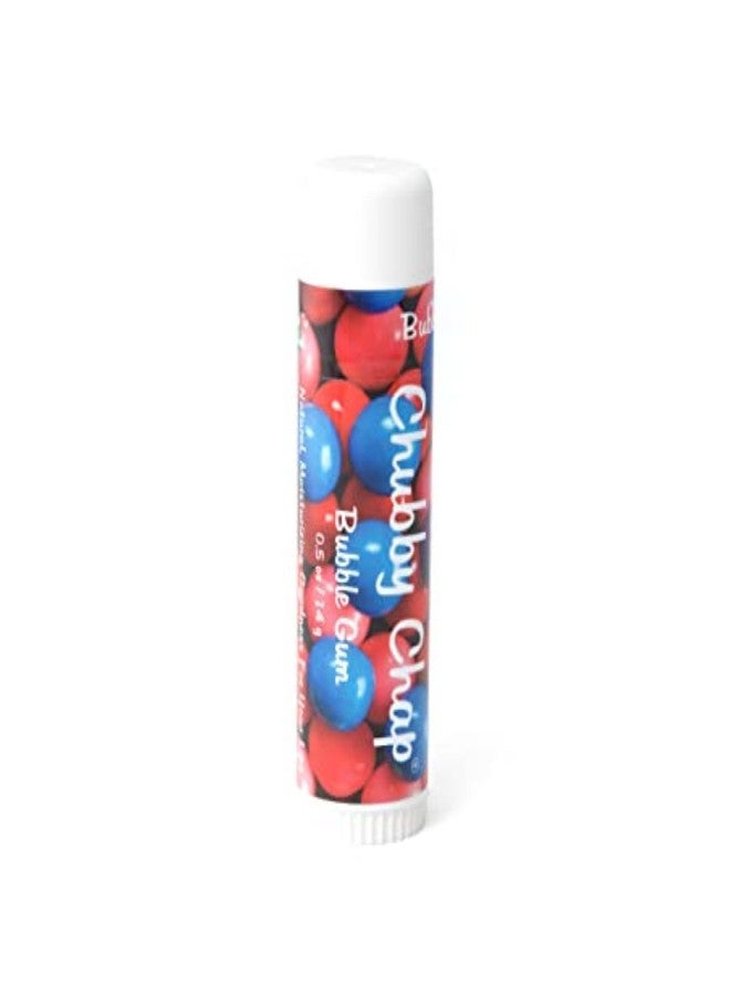 Chubby Chap - Three (3x) Large Jumbo Chapstick Natural Chapstick - 1/2 Ounce Lip Balm (Bubble Gum)