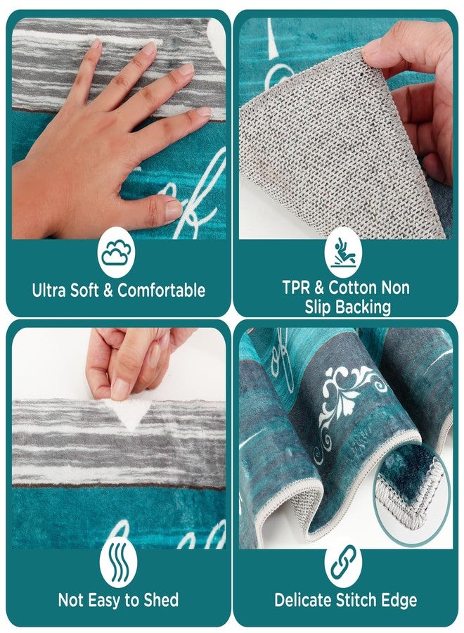 Sofort Farmhouse Kitchen Rugs Set of 3, Non Slip Washable Kitchen Mats for Floor Kitchen Runner Rug, Rugs for Kitchen Floor, Hallways, Entryway, Laundry - Image 5