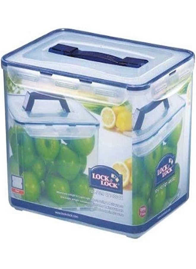 LocknLock Meal Prep  Transparent Food Container  Bpa Free Airtight Food Storage Tray With Snap Locking Lid  Microwavable Freezer & Dishwasher Safe  Lunch Box 12L (Tray)  - Image 4