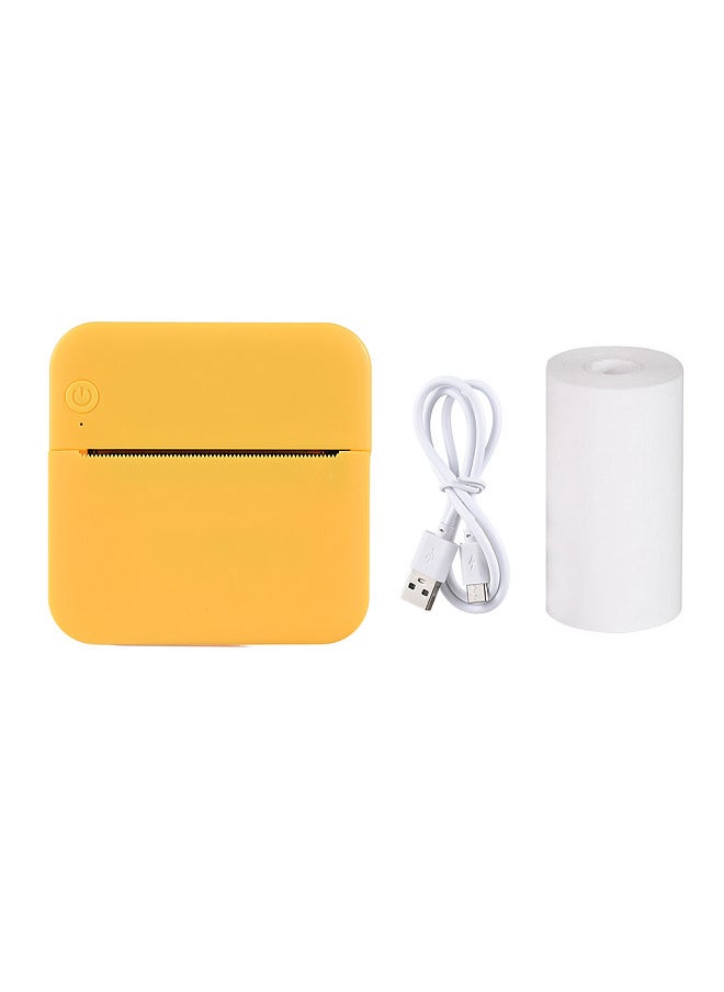 Generic Mini Pocket Thermal Printer Multifunction Portable Sticker Maker 203DPI Instant Photo Printing Support BT Connection for Smartphone with 1 Paper Roll 57mm Compatible with iOS Android  System  - Image 3