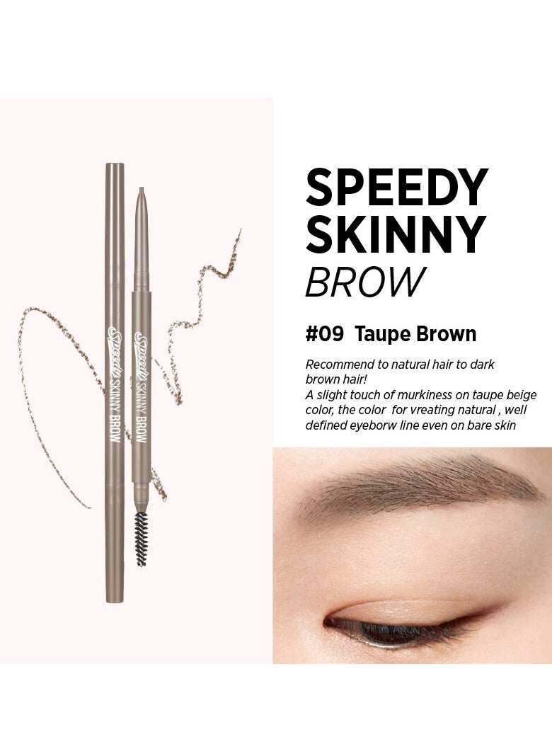 Peripera Speedy Skinny Brow 09 Taupe Brown  - Image 2