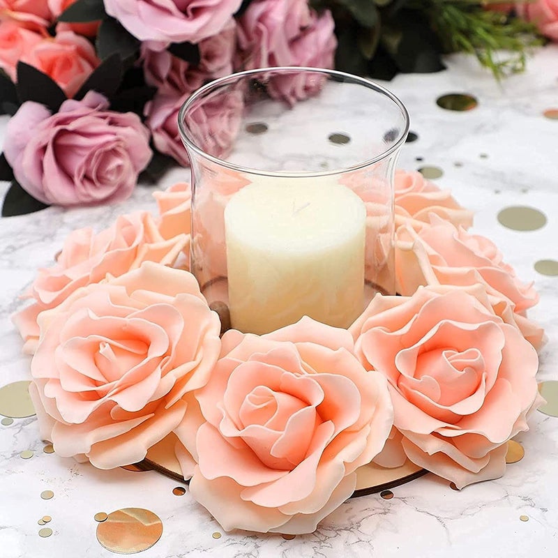 CLITHS CLITHS 115 IN Wooden Wreath Frames for Crafts Unfinished Wooden Craft Floral Hoop Rings DIY Wedding Holiday Wreath Wall Home Craft Decor 4 Pack  - Image 2