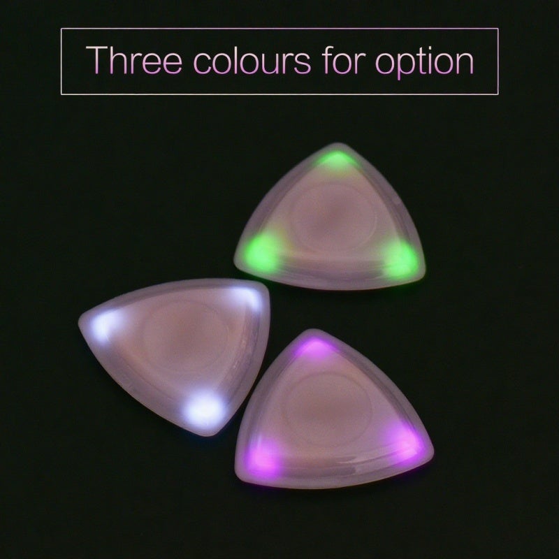 Rockhouse LED Guitar Pick ABS Material Durable Lightweight - Built-In Highly Sensitive LED Beads Ultra Bright Lights for Dark Stage Performances - Image 3