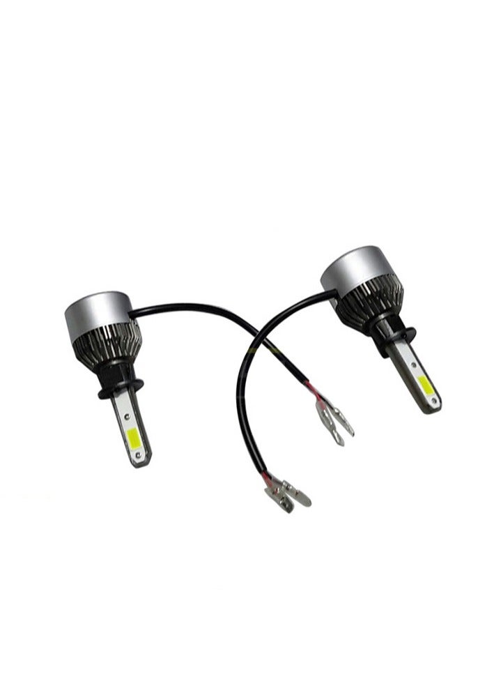 مصباح أمامي LED جانبي مزدوج S10 H1 88W/8800Lm 12V-24V