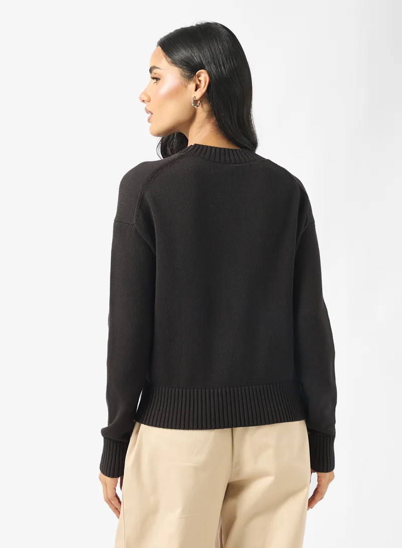 Calvin Klein Jeans Logo Crew Neck Sweater