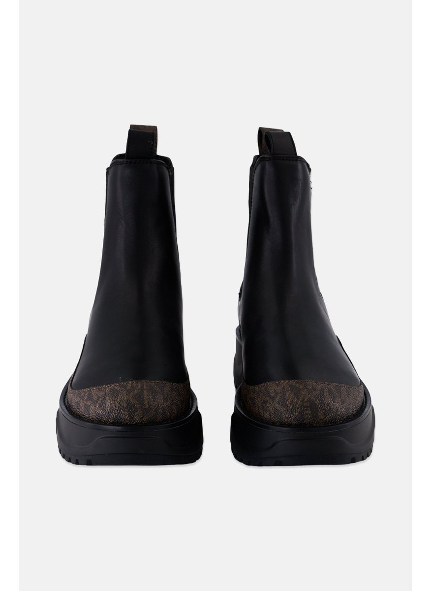 Michael Kors Women Medium Durpee Bootie Leather Ankle Boots, Black  - Image 2