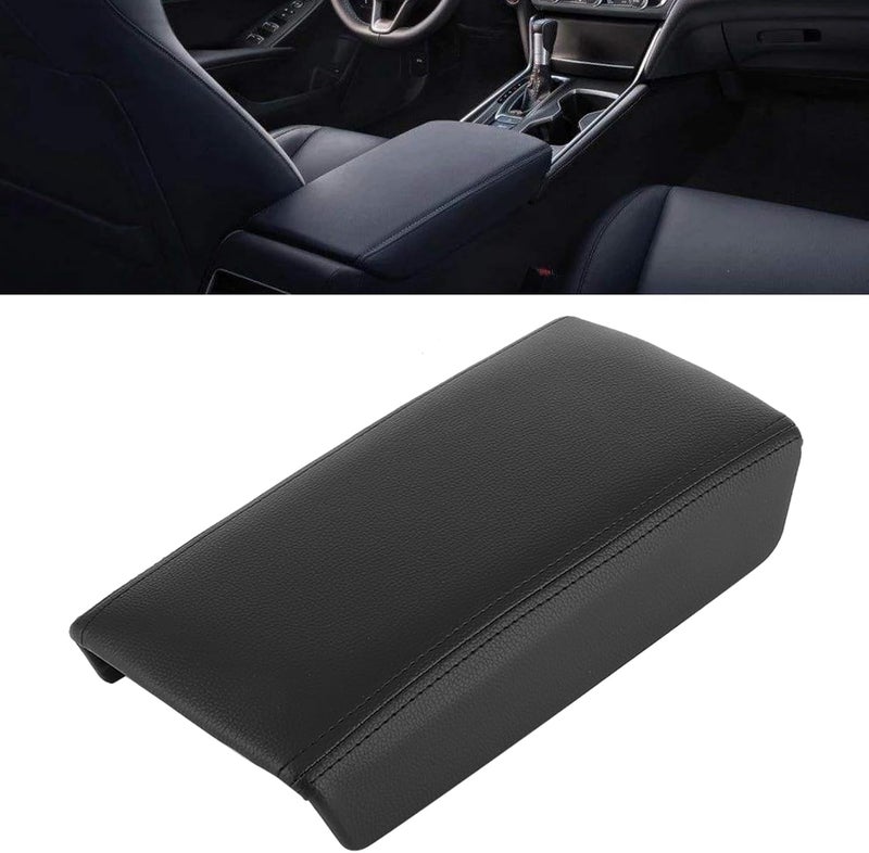 Aramox Center Console Lid Fit for 7th 2003?2007, Car Center Console Armrest Pad Central Storage Box Cover Trim(Black) - Image 4