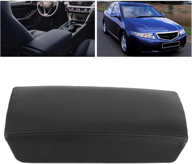 Aramox Center Console Lid Fit for 7th 2003?2007, Car Center Console Armrest Pad Central Storage Box Cover Trim(Black) - Image 3