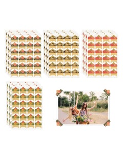 Excefore 16 Sheets Vintage Photo Corners - Self-Adhesive Kraft Picture Mounting Corner Stickers for DIY Scrapbooks, Diaries, Personal Organizer Notebook and Albums  - Image 1