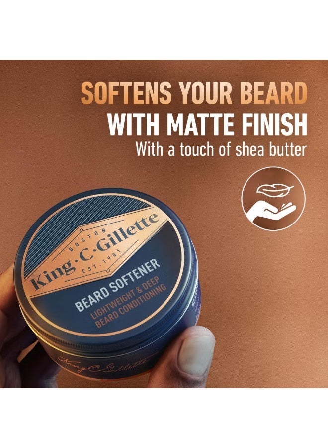 King C. Gillette BEARD SOFTENER lightweight & deep beard conditioning 100ml - Image 2