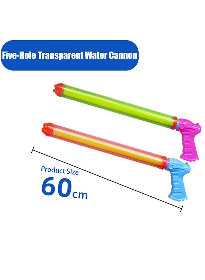 VUCATIN 24" Water Gun Cannon Strong Powerful Water Gun Pool Toys Colorful Plastic Water Shooters for Outdoor Swimming Pool Backyard Beach Sand Party Fighting Play Game (D)  - Image 5