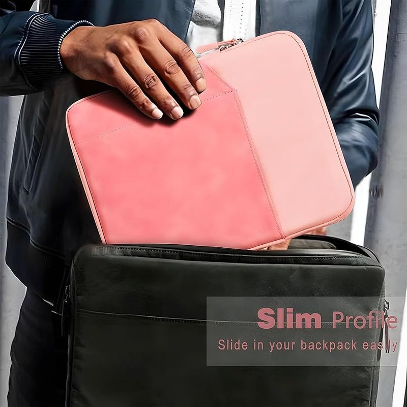 X spring Tablet Sleeve Bag, Water-resistant Durable 11 Inch Ipad Sleeve, Shockproof Tablet Sleeve Pouch, Protective Bag with Pocket, Laptop Sleeve Case for 9-11 Inch Tablet, Business Travel - Image 5
