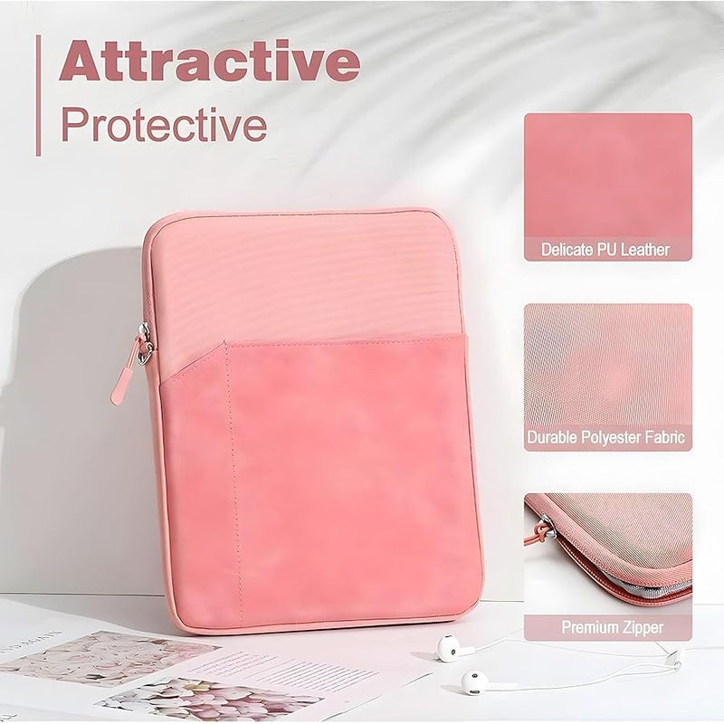 X spring Tablet Sleeve Bag, Water-resistant Durable 11 Inch Ipad Sleeve, Shockproof Tablet Sleeve Pouch, Protective Bag with Pocket, Laptop Sleeve Case for 9-11 Inch Tablet, Business Travel - Image 3
