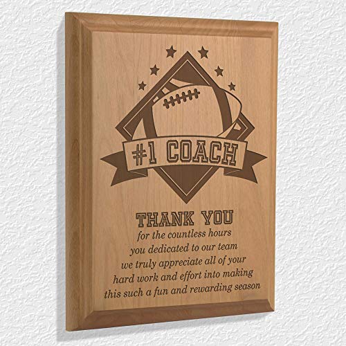 Kate Posh - #1 Football Coach Plaque and Award - Image 2