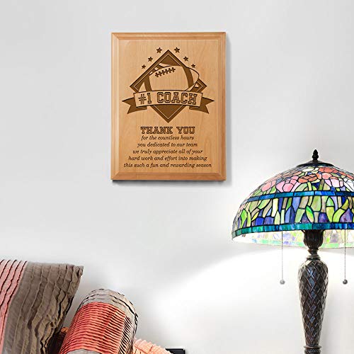 Kate Posh - #1 Football Coach Plaque and Award - Image 3