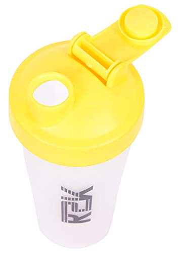 R2K Sport Protein Shaker/Gym and Water Bottle, 700ml (Yellow) - Image 2