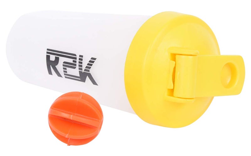 R2K Sport Protein Shaker/Gym and Water Bottle, 700ml (Yellow) - Image 4