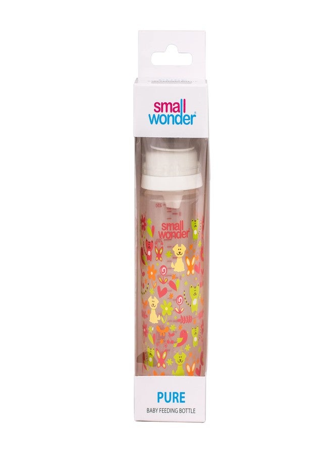 SMALL WONDER زجاجة رضاعة الأطفال سمول وندر بيور (أبيض، 250 مل - عبوة من قطعة واحدة) - Image 3