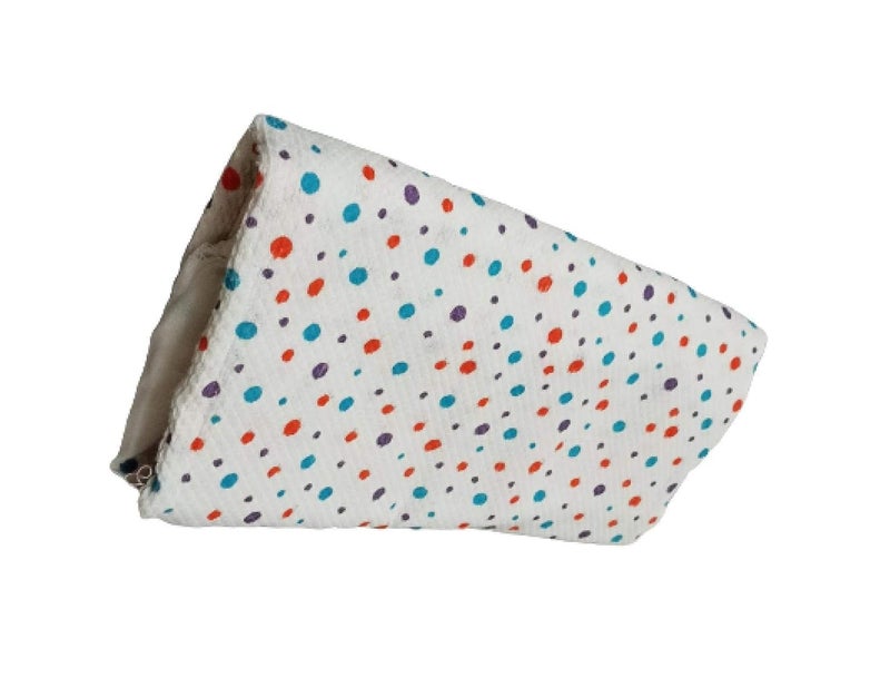 Cotton Colors Hand Loom 100 Pure Cotton Bath Polka Dot Berry Printed 60 30 in Towels Pack of 2 Multi Color_YA57  - Image 2