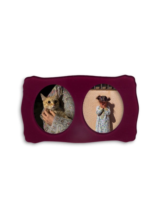 UAE Year Of Family Photo Frame Magnets - Burgundy - Image 2