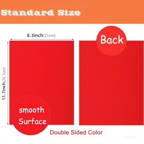 YOUNGWELL A4 Colored Paper 100 Sheet, Craft Art Papers for Origami, Crafts & Thin Copy Construction Paper for School, Office Classroom Supplies Arts Drawing（70gsm/19lb） - Image 2
