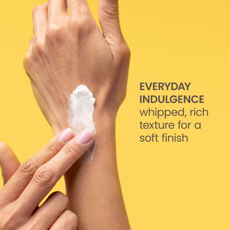 Burt's Bees Boosted Body Whipped Butter With a Ceramide, Niacinamide and Peptide Complex, Quick-Absorbing Body Butter Helps Support Skin Barrier, Tropical Scented, 6.5 oz. Jar - Image 5