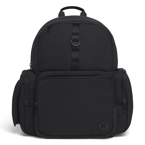 HUGGIES Unisexadult Day Pack Diaper Backpack BlackSolid One Size - Image 1
