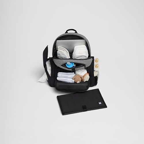 HUGGIES Unisexadult Day Pack Diaper Backpack BlackSolid One Size - Image 3