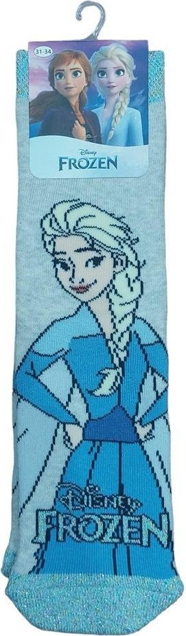Çimpa Frozen Elsa Non-Slip Sole Winter Towel Kids Socks - Image 2