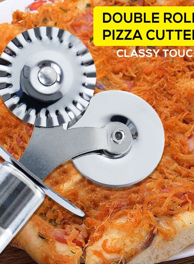 CLASSYTOUCH قطاعة بيتزا مزدوجة الأسطوانة - Image 2