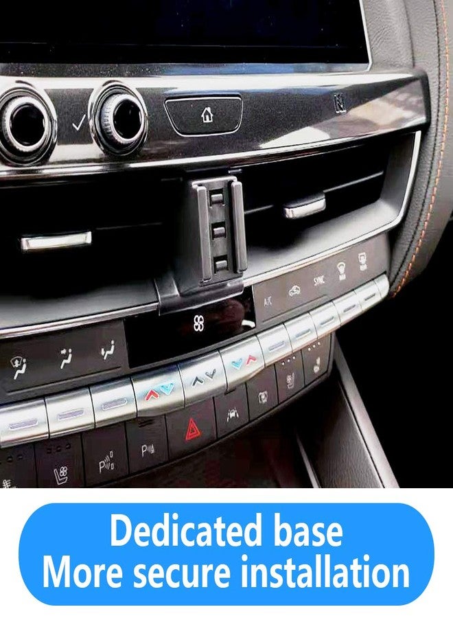 musttrue LUNQIN Car Phone Holder for Cadillac CT5 2020 2021 2022 2023 2024 2025 2026 and CT5-V 2020-2026 Auto Interior Accessories Cell Phones Mount Cellphone Mobile Cradle Charging Navigation GPS Screen Stand - Image 4