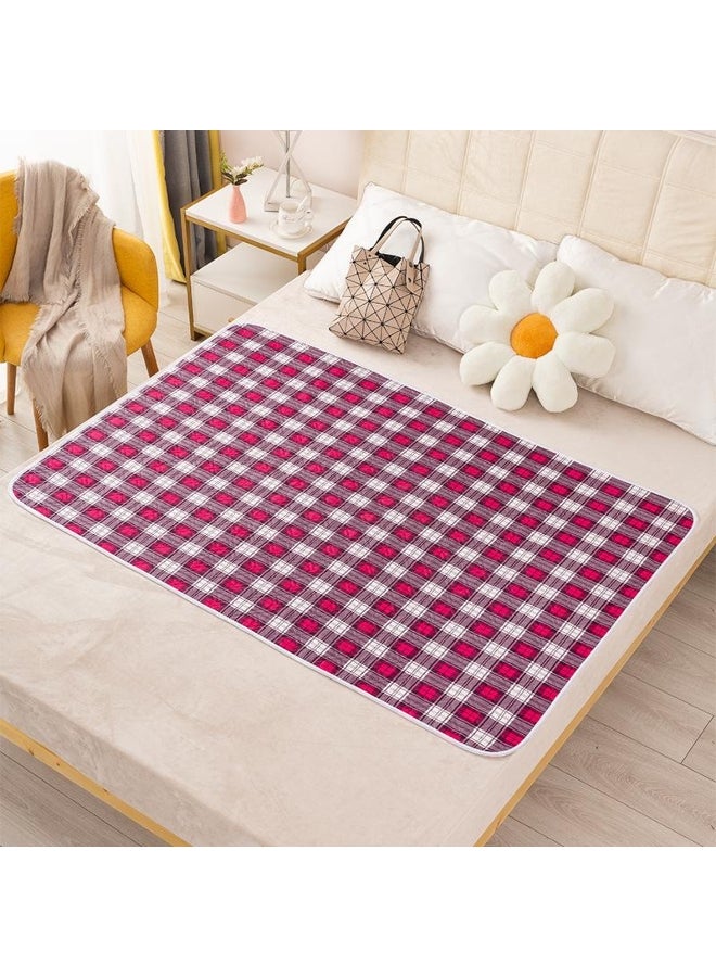 Menstrual Leak-Proof Pad Urine Mat Elder Incontinence Pad Bed Protector Adult Diaper Nappy Beding Sheet Cloth Breathable Waterproof Washable Mattress