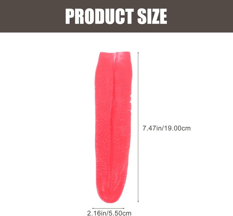 comfrt 3pcs Halloween Fake Tongue Rubber Rubber Long Tongue Horrible Trick Props for Bar KTV Haunted Night Party Cosplay - Image 4