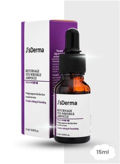 J'sDerma High-Concentration Ampoule for Eye Wrinkle and Fine Line Improvement Returnage Eye Wrinkle Ampoule 15ml  - Image 1