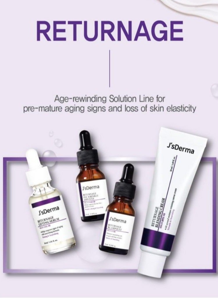 J'sDerma High-Concentration Ampoule for Eye Wrinkle and Fine Line Improvement Returnage Eye Wrinkle Ampoule 15ml  - Image 5